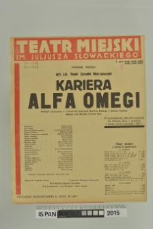 KARIERA ALFA OMEGI