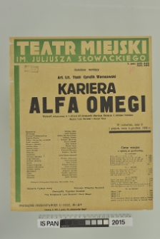KARIERA ALFA OMEGI