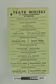 REPERTUAR ŚWIĄTECZNY