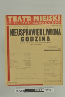 NIEUSPRAWIEDLIWIONA GODZINA