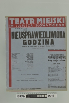 NIEUSPRAWIEDLIWIONA GODZINA