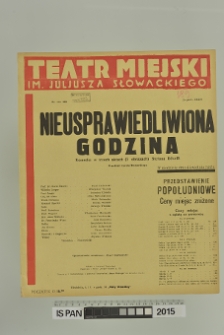 NIEUSPRAWIEDLIWIONA GODZINA
