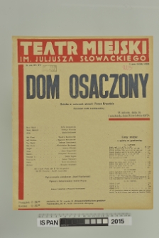 DOM OSACZONY