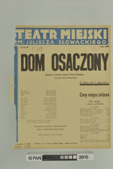 DOM OSACZONY
