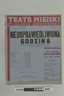NIEUSPRAWIEDLIWIONA GODZINA