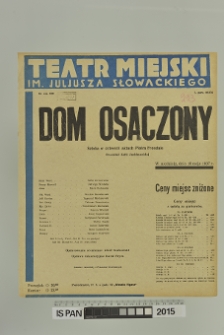 DOM OSACZONY