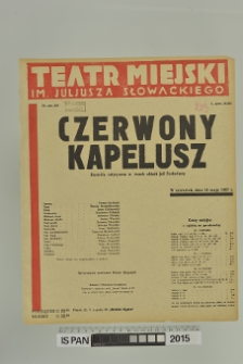 CZERWONY KAPELUSZ