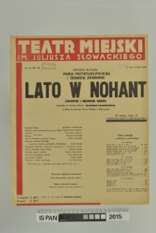 LATO W NOHANT ( Chopin i George Sand )