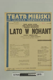 LATO W NOHANT ( Chopin i George Sand )