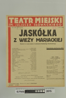 JASKÓŁKA Z WIEŻY MARIACKIEJ