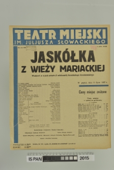 JASKÓŁKA Z WIEŻY MARIACKIEJ