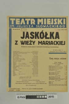 JASKÓŁKA Z WIEŻY MARIACKIEJ