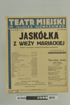 JASKÓŁKA Z WIEŻY MARIACKIEJ