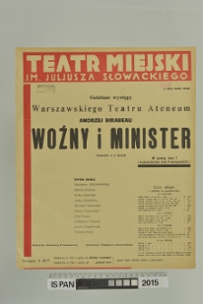 WOŹNY I MINISTER