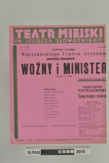 WOŹNY I MINISTER