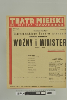 WOŹNY I MINISTER