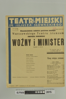 WOŹNY I MINISTER