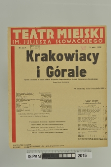 KRAKOWIACY I GÓRALE