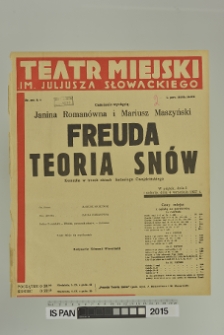 FREUDA TEORIA SNÓW