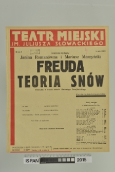 FREUDA TEORIA SNÓW