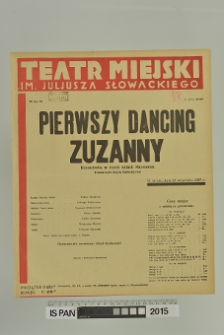 PIERWSZY DANCING ZUZANNY