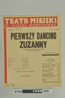 PIERWSZY DANCING ZUZANNY