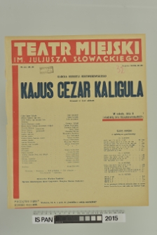 KAJUS CEZAR KALIGULA