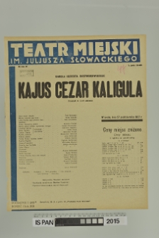 KAJUS CEZAR KALIGULA