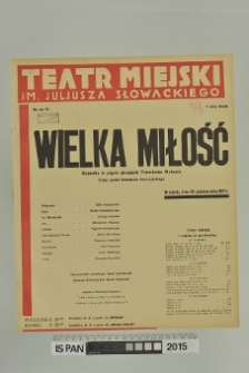 WIELKA MIŁOŚĆ