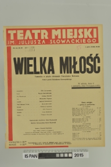 WIELKA MIŁOŚĆ