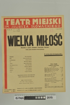 WIELKA MIŁOŚĆ