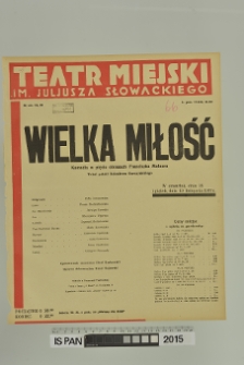 WIELKA MIŁOŚĆ