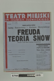 FREUDA TEORIA SNÓW