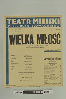 WIELKA MIŁOŚĆ
