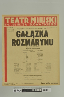 GAŁĄZKA ROZMARYNU