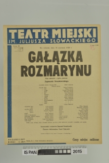 GAŁĄZKA ROZMARYNU