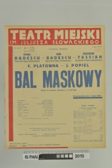 BAL MASKOWY