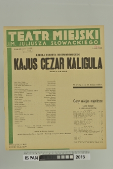KAJUS CEZAR KALIGULA