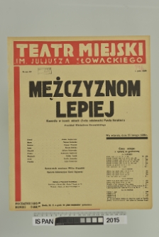 MĘŻCZYZNOM LEPIEJ