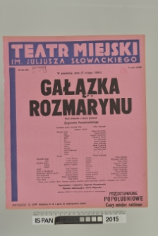 GAŁĄZKA ROZMARYNU