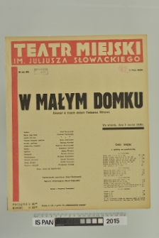 W MAŁYM DOMKU