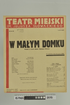 W MAŁYM DOMKU