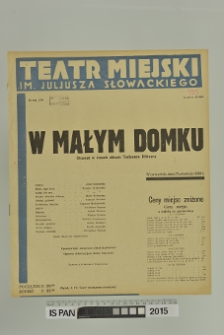 W MAŁYM DOMKU