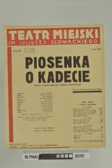 PIOSENKA O KADECIE