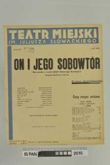ON I JEGO SOBOWTÓR