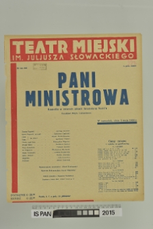 PANI MINISTROWA