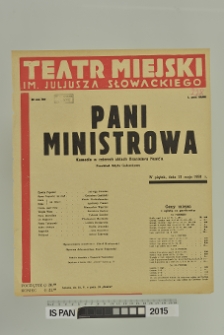 PANI MINISTROWA