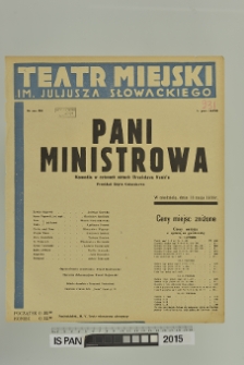 PANI MINISTROWA