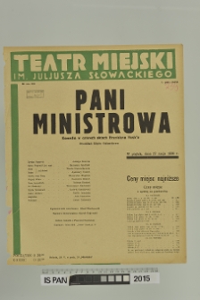 PANI MINISTROWA