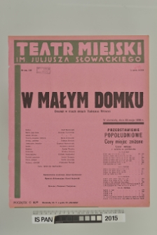 W MAŁYM DOMKU